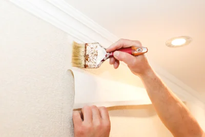 Pose de papier peint à Quinson — revêtements muraux et toiles de verre